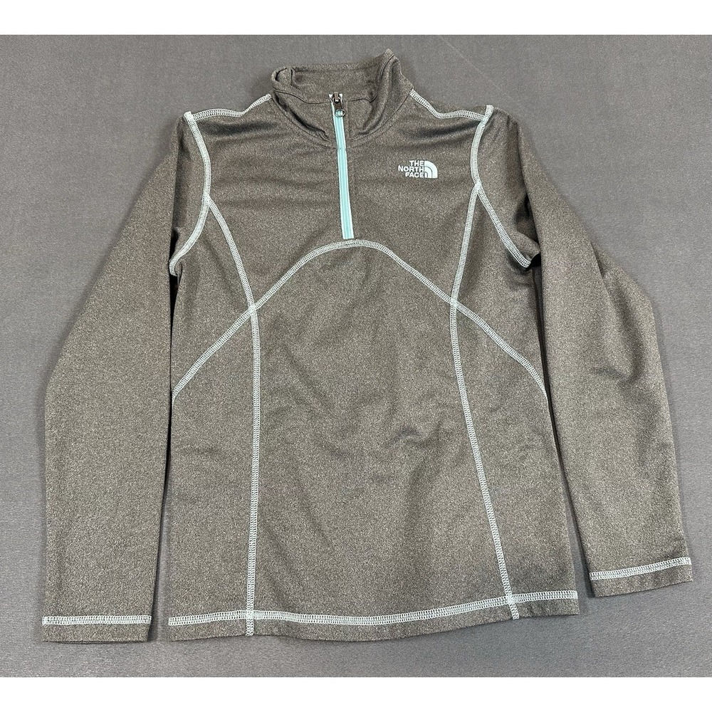 The North Face Quarter Zip Pullover Girls Size Medium 10/12 Sweatshirt Fleece